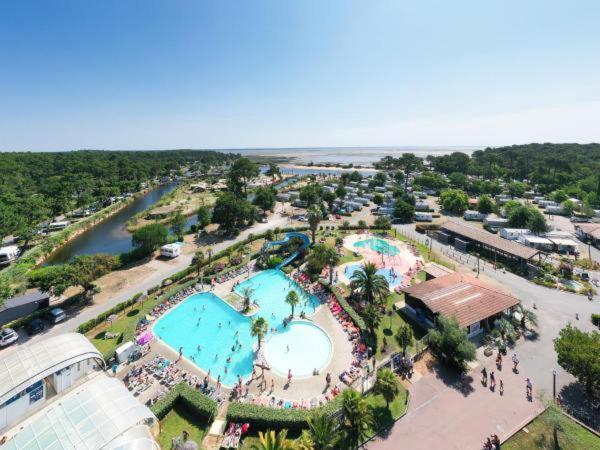 Mobil Home Xxl - Bord Lac - Camping Les Viviers - Lege Cap Ferret Exterior foto