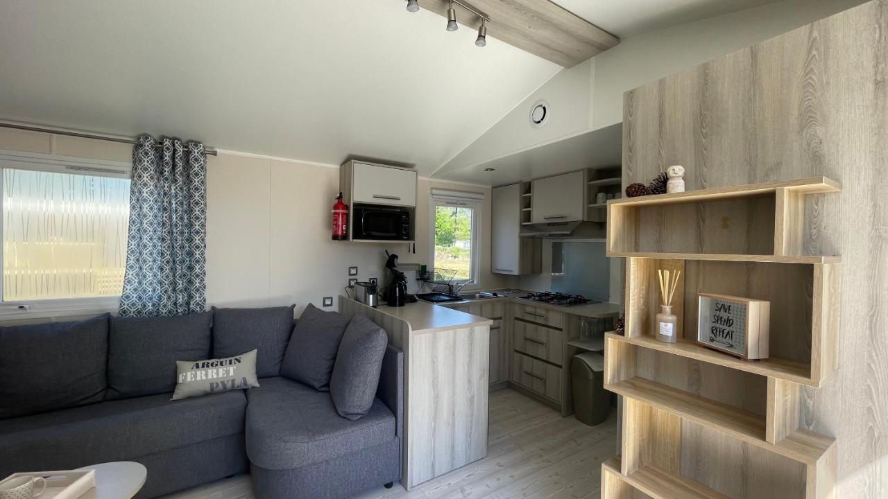 Mobil Home Xxl - Bord Lac - Camping Les Viviers - Lege Cap Ferret Exterior foto