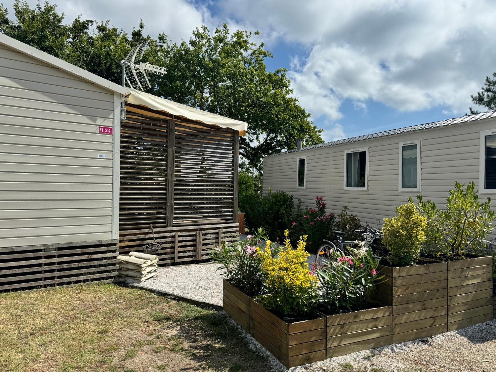 Mobil Home Xxl - Bord Lac - Camping Les Viviers - Lege Cap Ferret Exterior foto